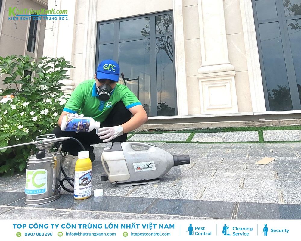 Diệt côn trùng KTX cam kết chất lượng dịch vụ diệt muỗi