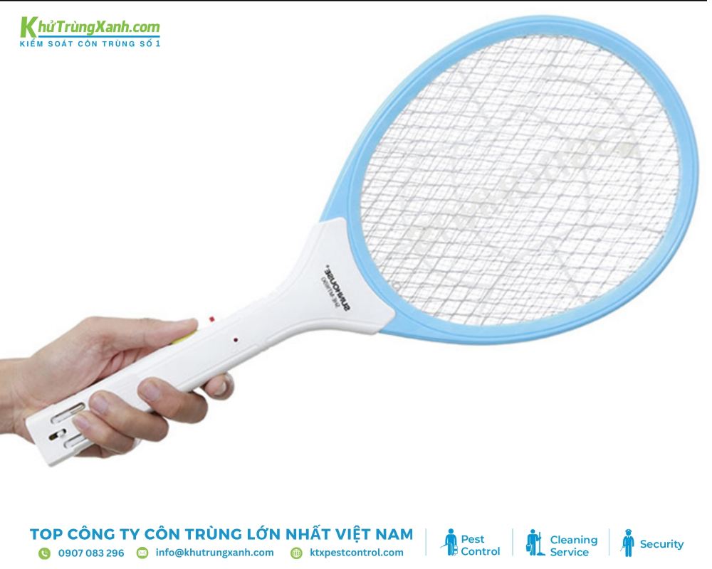 Cấu tạo lưới điện nhỏ, khi muỗi bay vào lưới và tiếp xúc với điện, chúng sẽ bị tiêu diệt nhanh chóng
