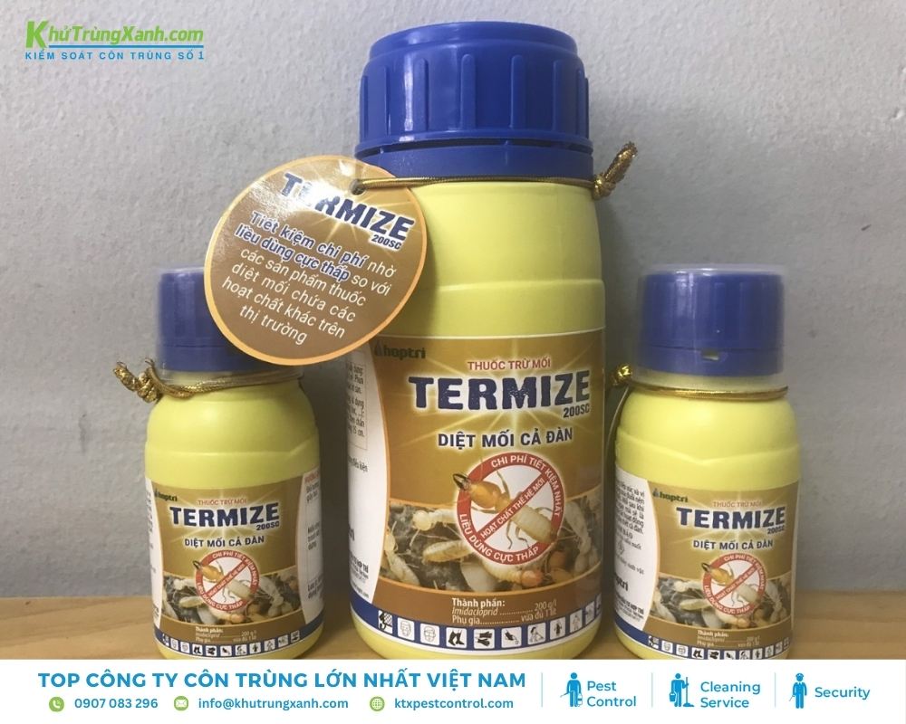 Thuốc chống mối sử dụng cho công trình cần đảm bảo tiêu chuẩn và nằm trong danh sách được phép dùng