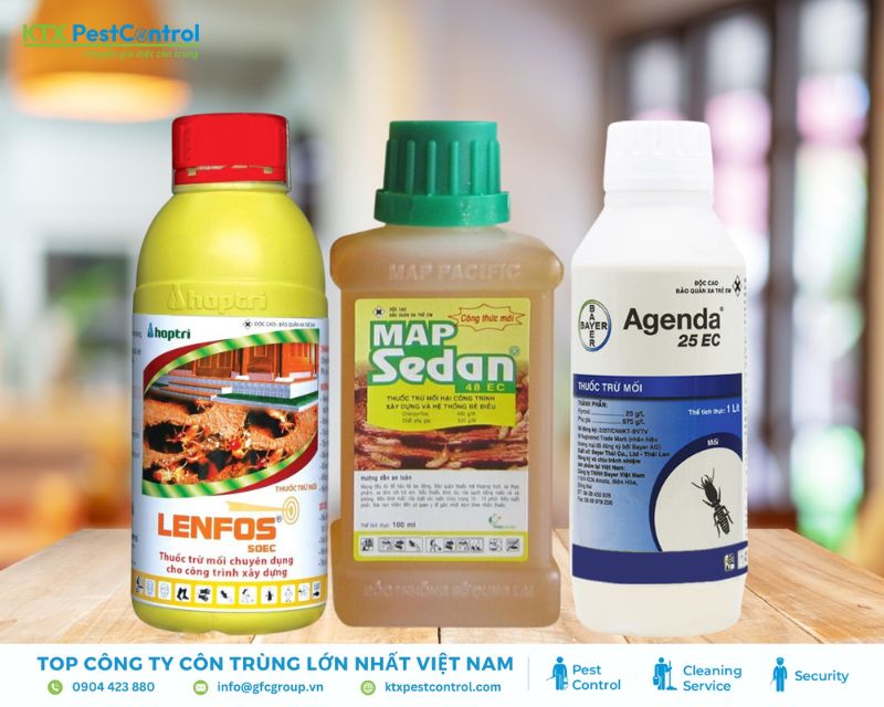 ngăn mối công trình hiệu quả bằng cách xử lý thuốc