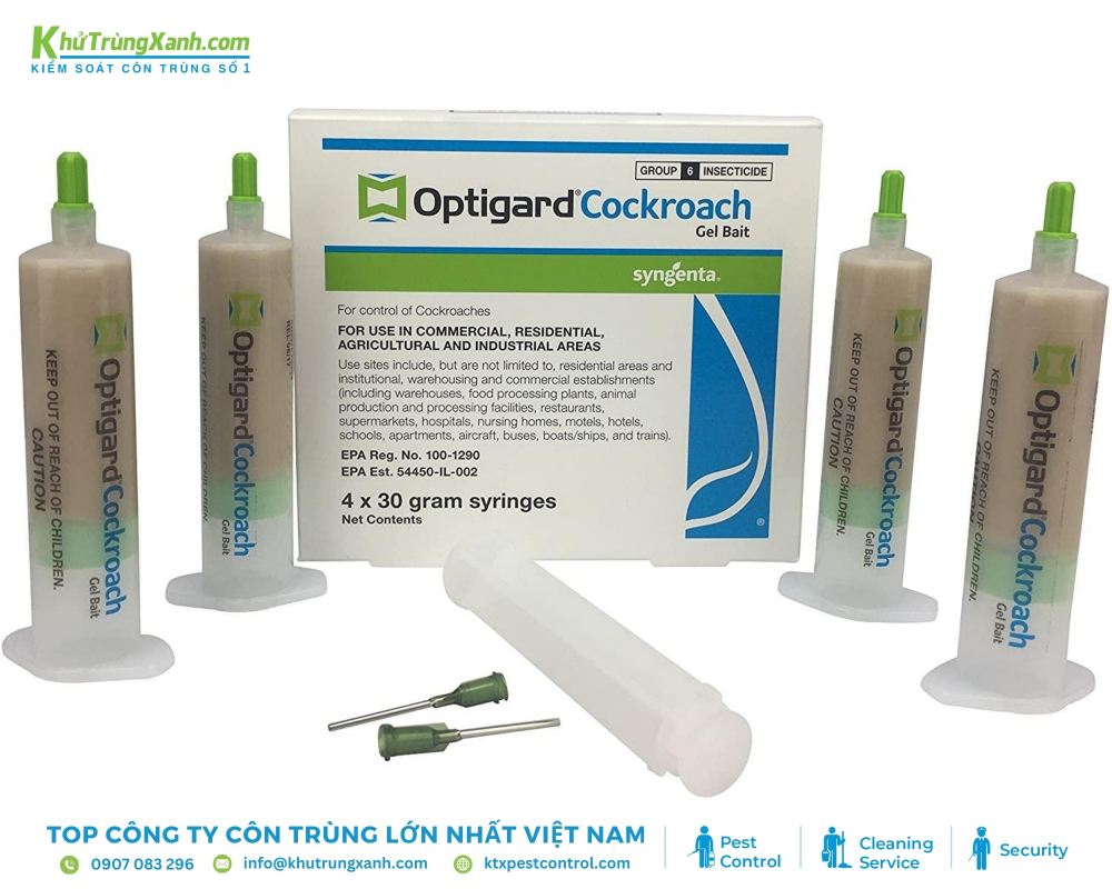 Khi sử dụng đúng cách, thuốc Optigard Cockroach Bait không gây hại cho người và vật nuôi