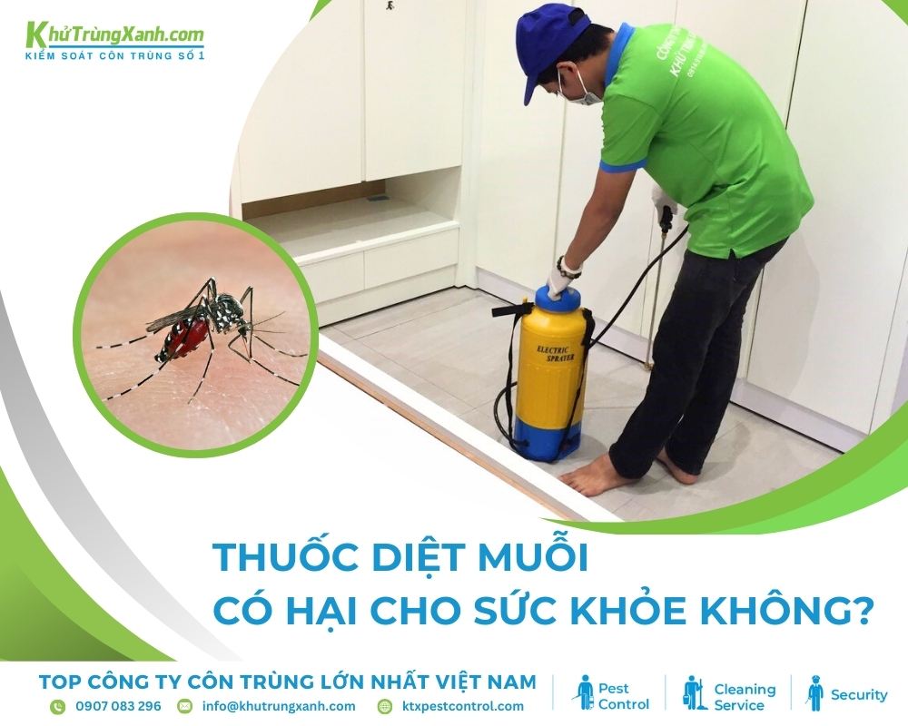 Phun thuốc diệt muỗi không có hại nếu biết dùng đúng cách