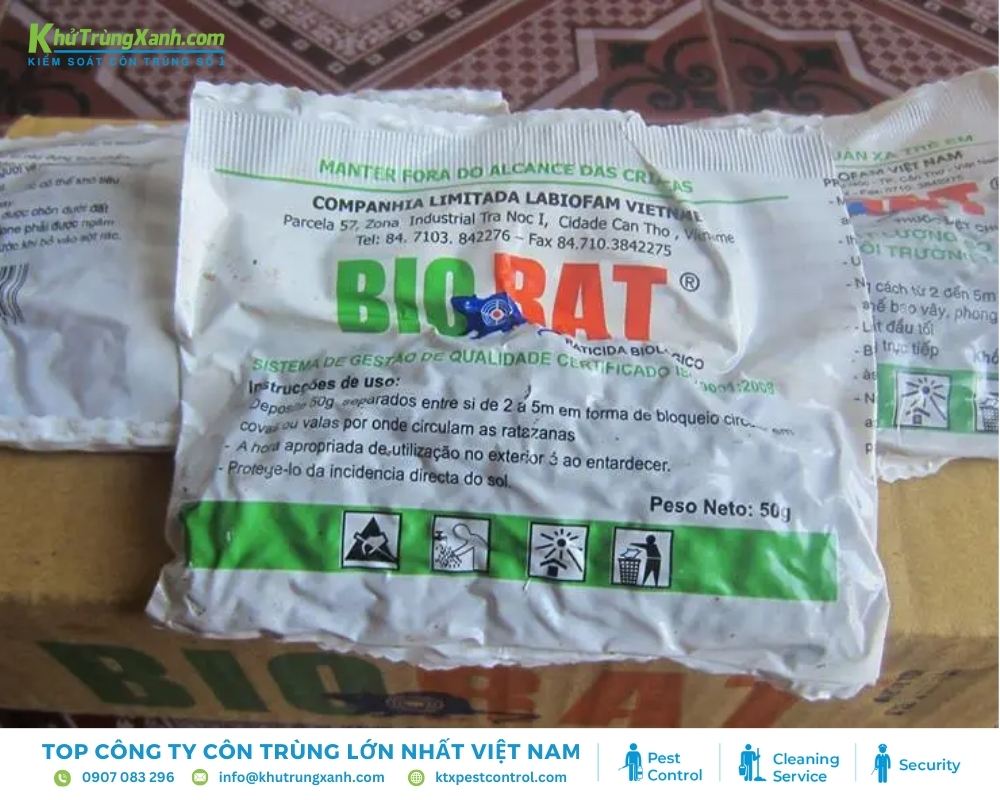 Biorat là loại thuốc diệt chuột sinh học sản phẩm thân thiện với môi trường