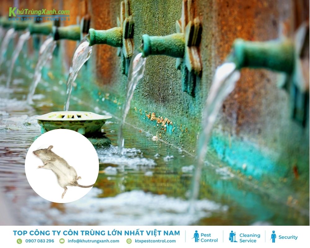 Phản ứng của bã gây mất nước nghiêm trọng ở chuột