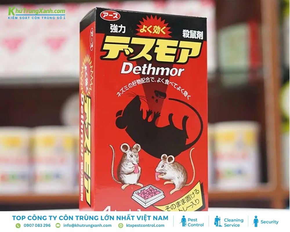 Dethmor là sản phẩm diệt chuột cao cấp đến từ Nhật Bản