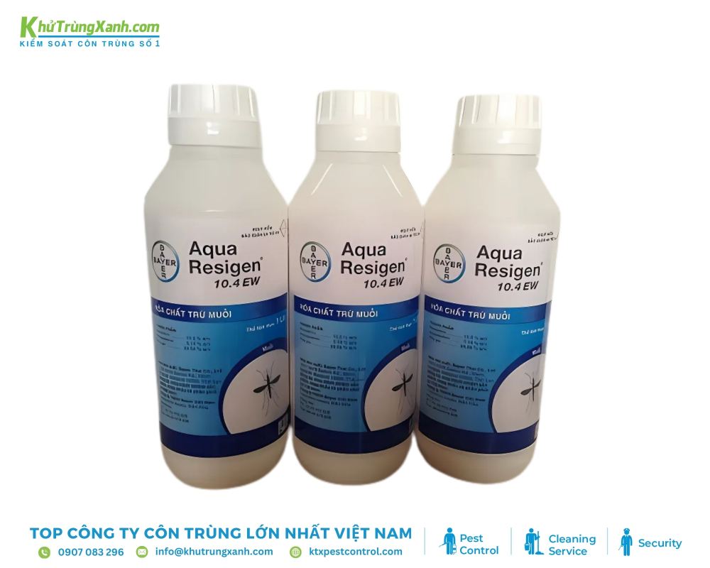 Aqua Resigen 10.4 EW có khả năng tiêu diệt muỗi nhanh chóng và hiệu quả