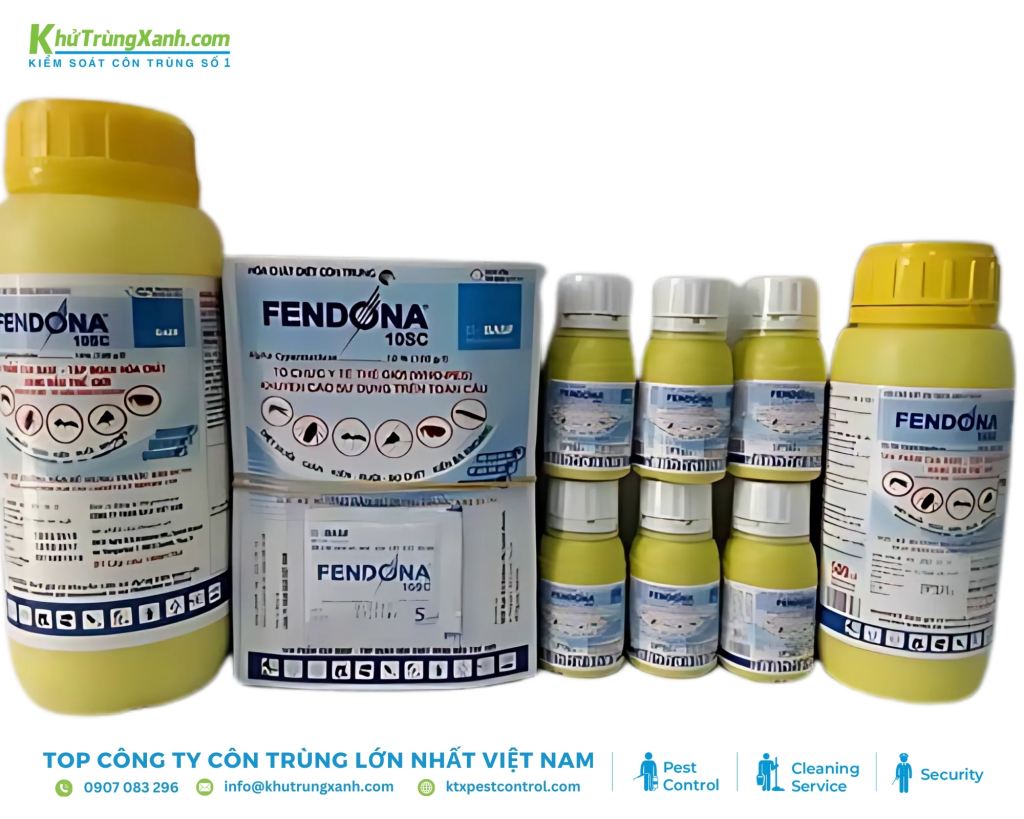 Thuốc trị rệp giường Fendona 10SC có thể kéo dài từ 4-6 tháng