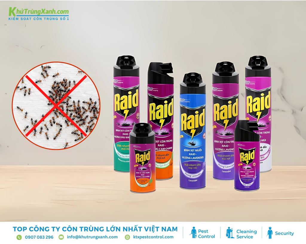 Bình xịt côn trùng tiêu diệt kiến nhanh chóng