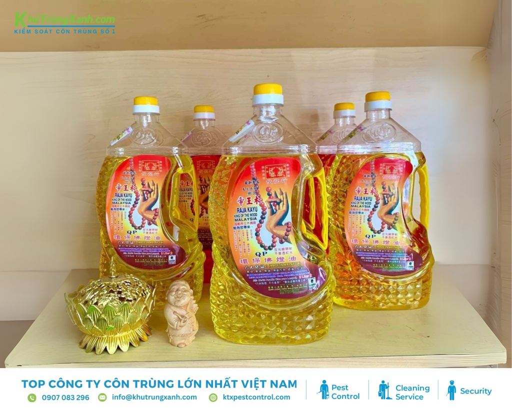 Phương pháp dùng dầu hỏa để xua đuổi kiến