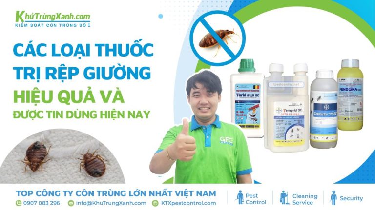 Danh sách các loại thuốc trị rệp giường hiệu quả nhất hiện nay