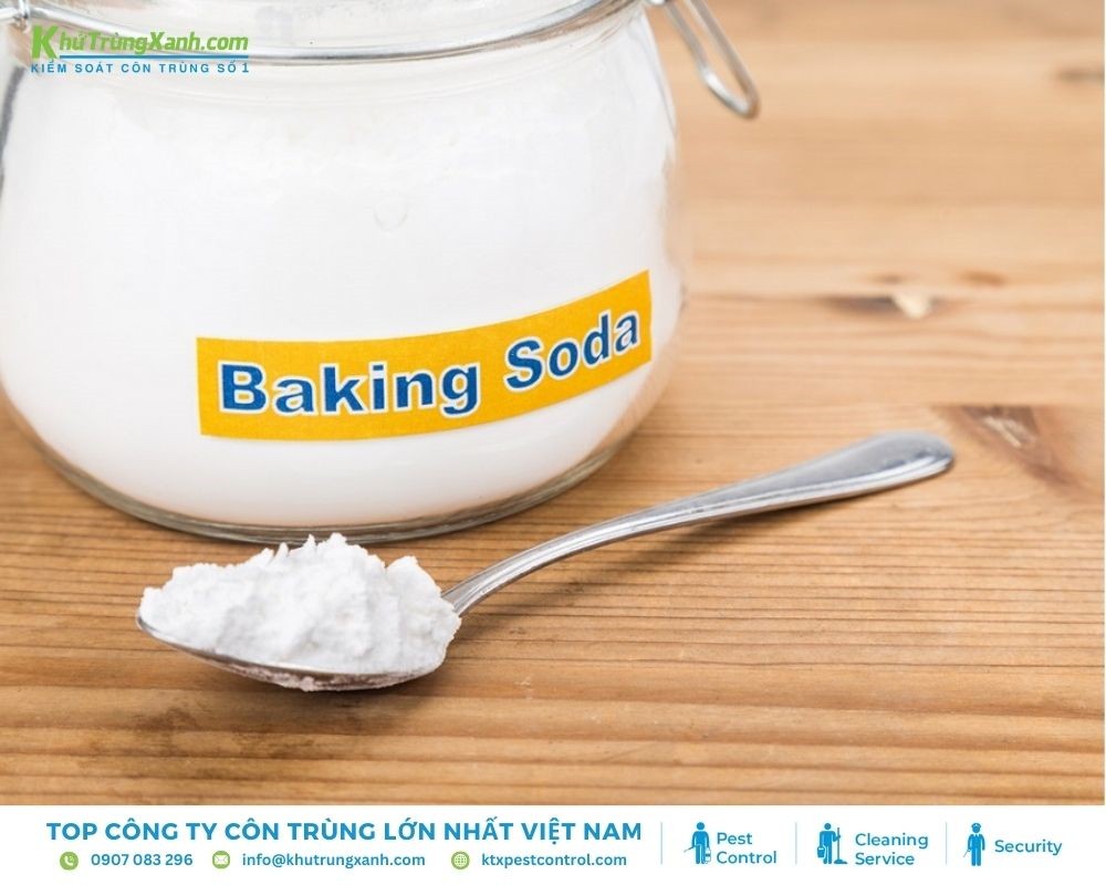 Baking soda là một trong những cách diệt gián Đức nhanh chóng