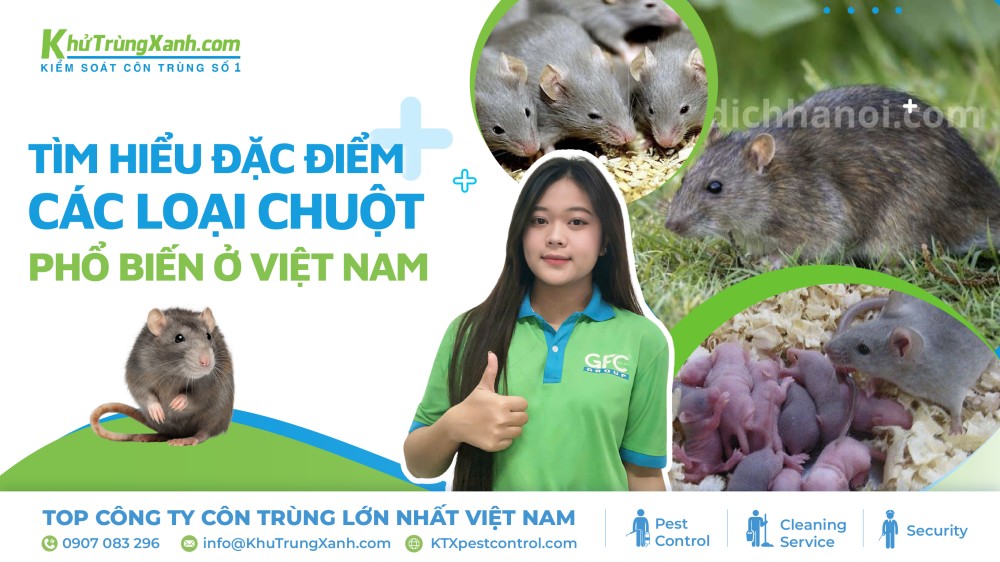 Tìm hiểu đặc điểm các loại chuột phổ biến ở Việt Nam