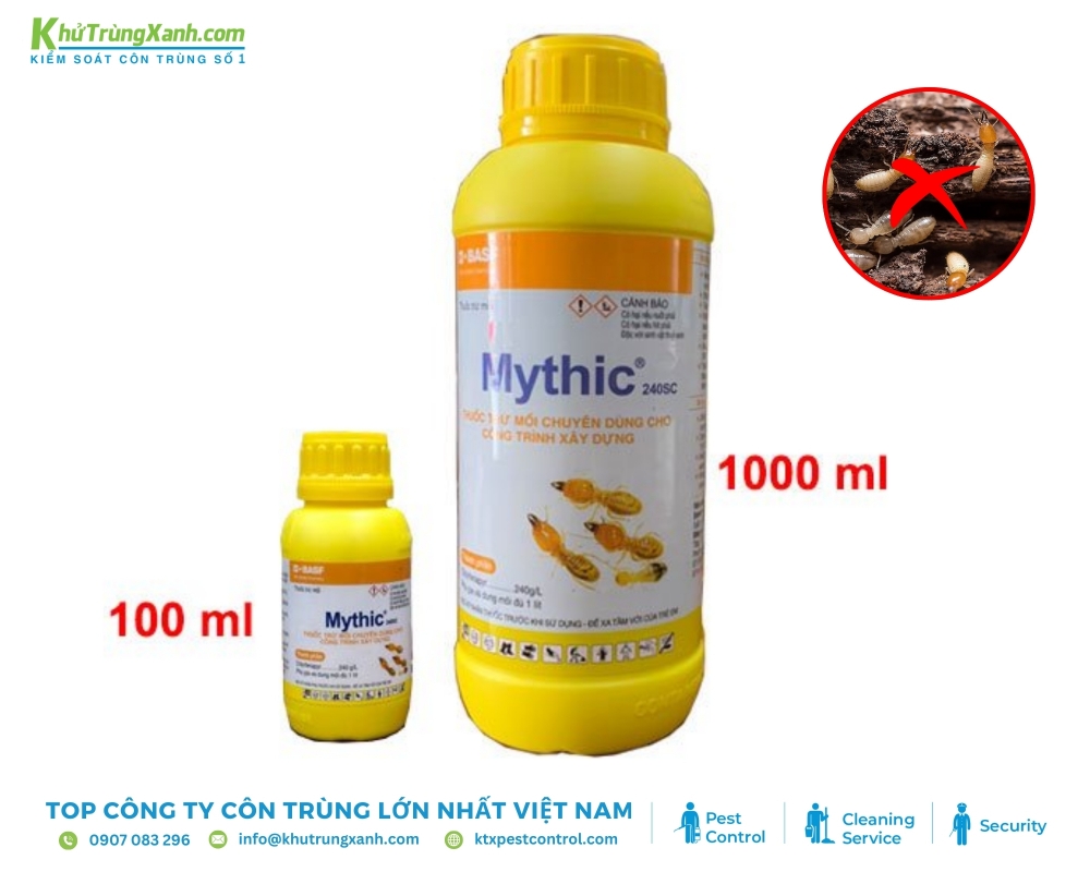 Thuốc trừ mối Mythic 240sc được sản xuất tại tập đoàn BASF – Đức