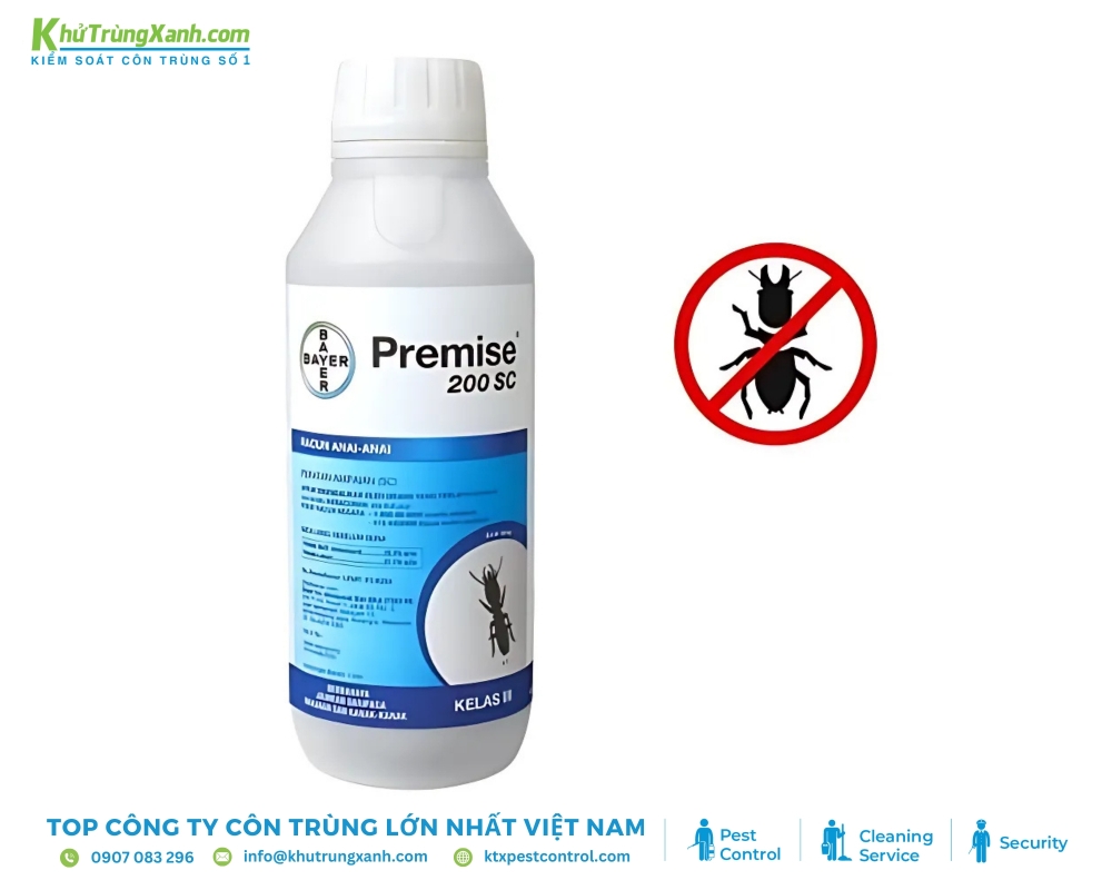 Thuốc trừ mối Premise 200SC chứa hoạt chất Imidacloprid (200 g/L)