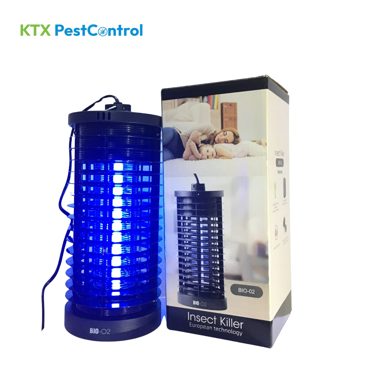 đèn bắt muỗi và côn trùng