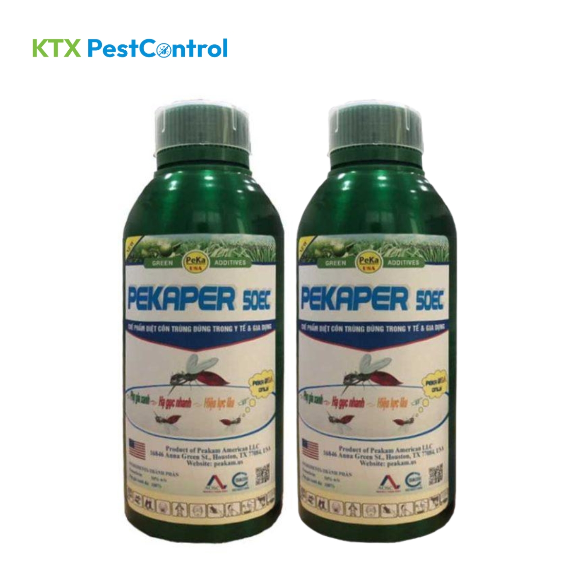 Thuốc diệt côn trùng, diệt muỗi PEKAPER 50EC