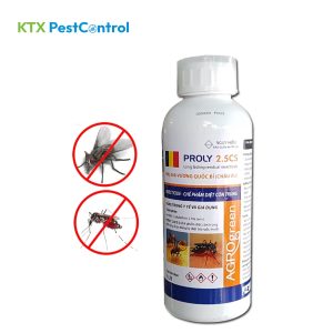 Thuốc diệt côn trùng ruồi, muỗi, kiến, gián Proly 2.5CS