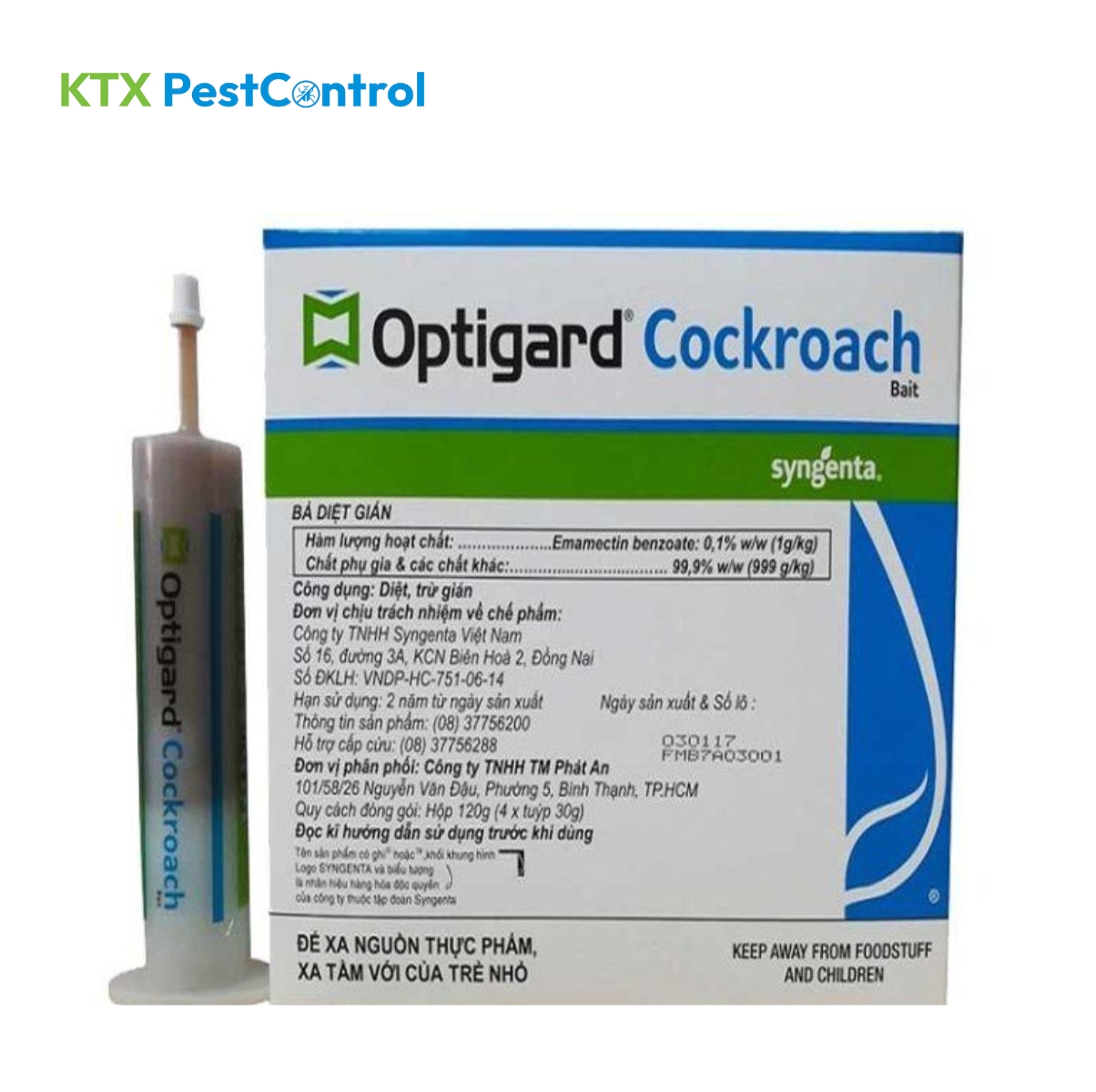 Thuốc diệt gián Optigard Cockroach Bait
