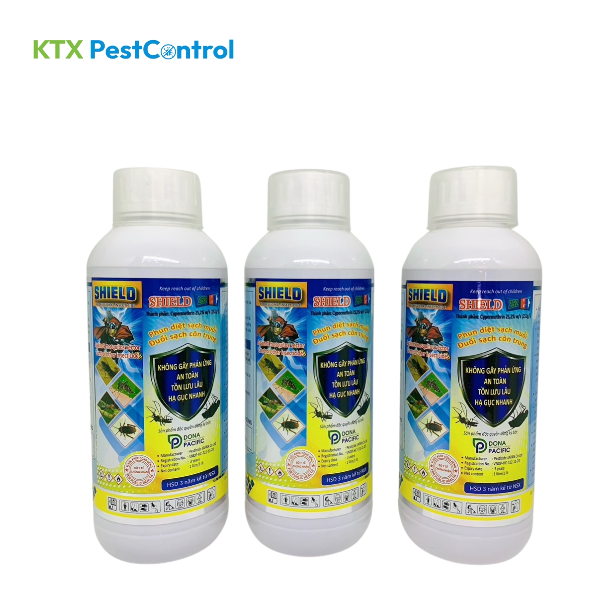 Thuốc diệt muỗi, côn trùng Shield 252EC