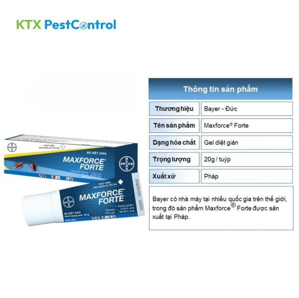 Thuốc diệt gián Maxforce Forte