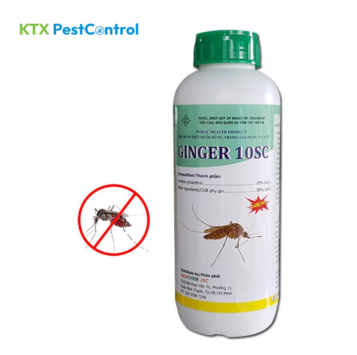 Thuốc diệt muỗi và côn trùng Ginger 10SC
