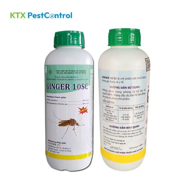 Thuốc diệt muỗi và côn trùng Ginger 10SC