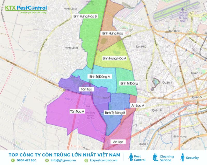 KTX triển khai diệt mối quận Bình Tân