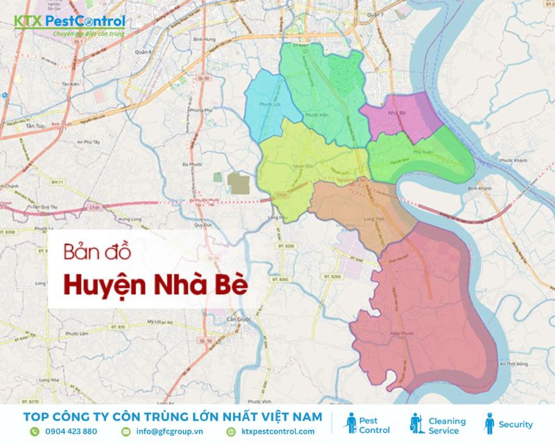 KTX nhận xử lý mối tại nhà ở huyện Nhà Bè