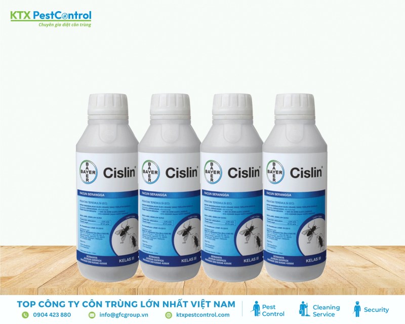 Cislin 2.5 EC bảo vệ gỗ khỏi mối mọt nhờ khả năng thấm sâu và không làm đổi màu bề mặt
