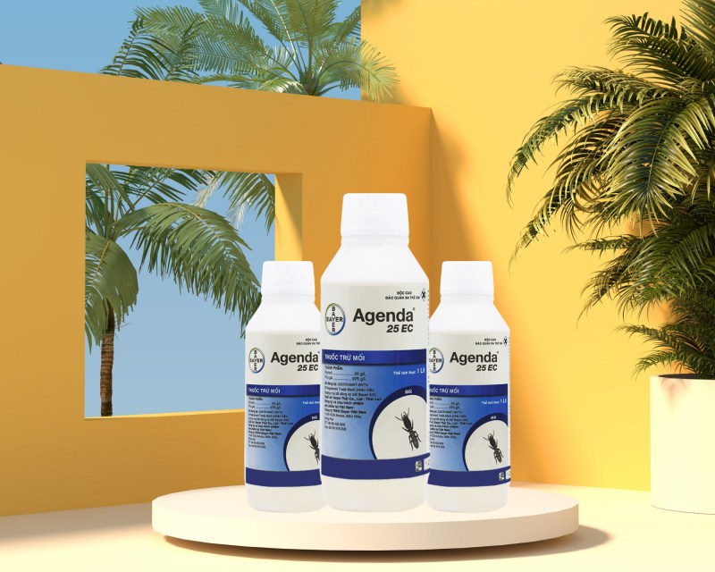Agenda 25EC chứa Fipronil 2,5%, diệt mối hiệu quả và tạo lớp bảo vệ lâu dài cho công trình