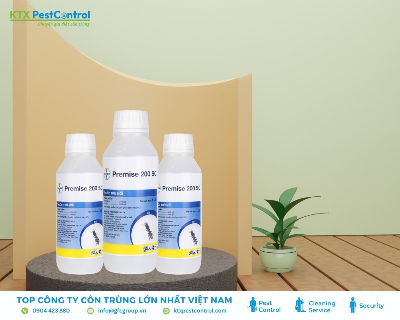 Premise 200SC diệt mối từ bên trong tổ, không mùi, dùng hiệu quả cho tường, gỗ và nền móng