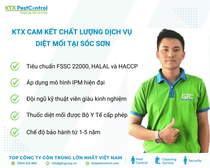KTX cam kết mang đến chất lượng dịch vụ tốt nhất cho khách hàng tại huyện Sóc Sơn