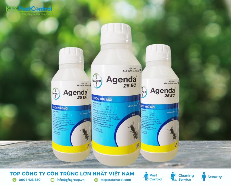 Agenda 25EC là thuốc diệt mối không mùi, lây nhiễm chéo, dùng hiệu quả cho nhà ở và công trình
