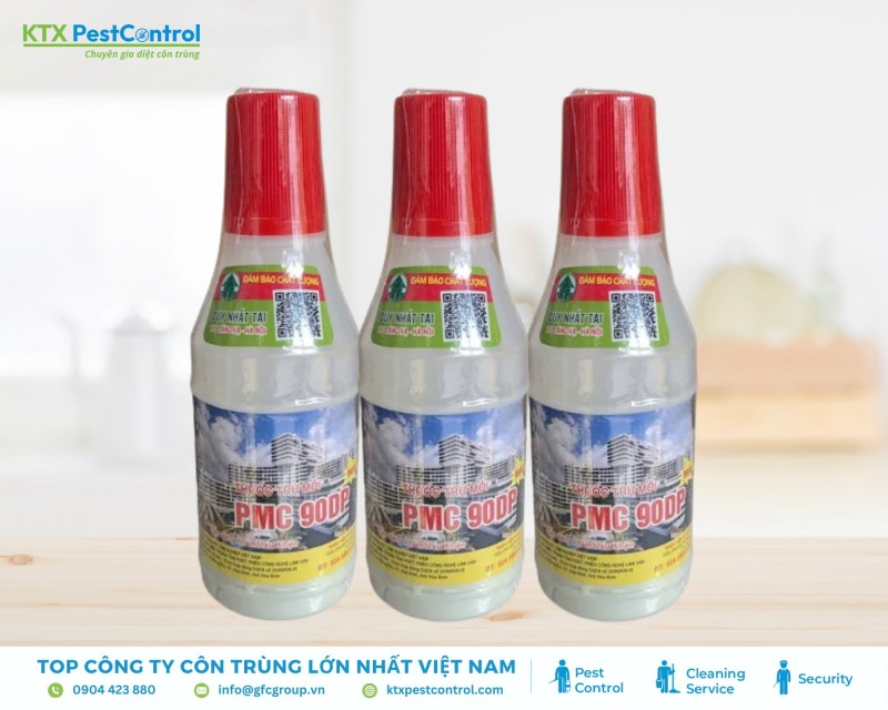 PMC 90 dạng bột, dễ dùng, không cần thiết bị, xử lý mối hiệu quả ở vị trí khó thi công