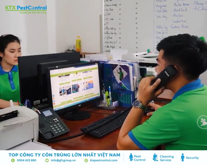 Đội ngũ tư vấn viên tiếp nhận yêu cầu từ các quận huyện Hà Nội