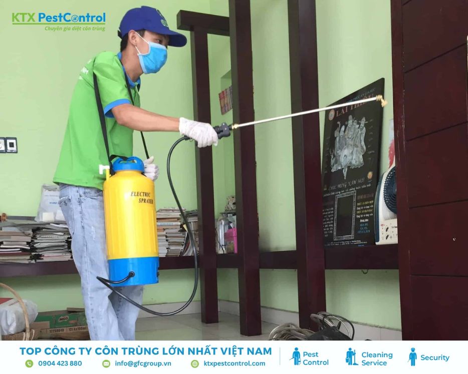 Phun thuốc diệt mối cho tủ gỗ tại Thường Tín