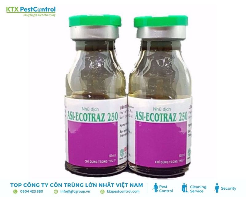 Thuốc trị bọ chét chó mèo Asi Ecotraz 250