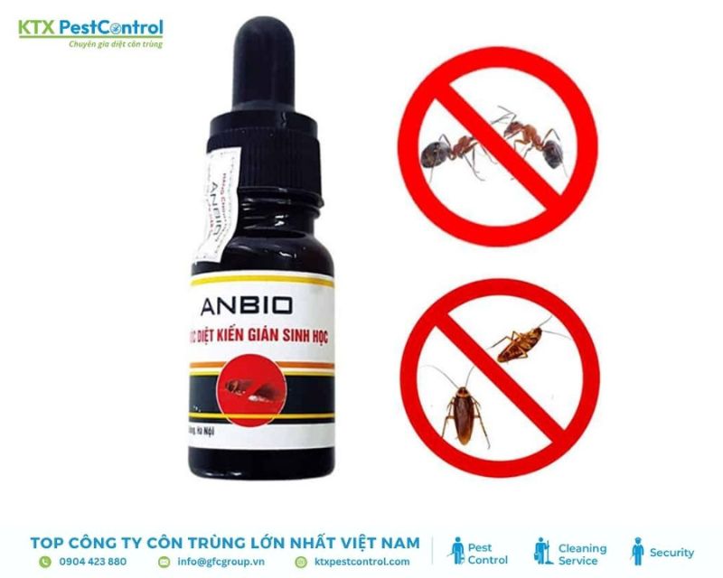 Thuốc diệt gián sinh học dạng nhỏ giọt Anbio Thuốc diệt gián sinh học dạng nhỏ giọt Anbio