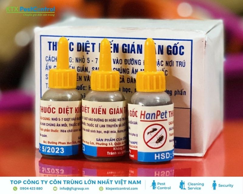 Thuốc diệt kiến sinh học Hanpet an toàn
