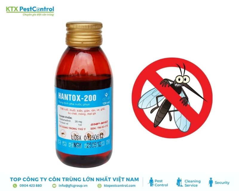 Thuốc diệt muỗi Hanvet Hantox 200 chất lượng