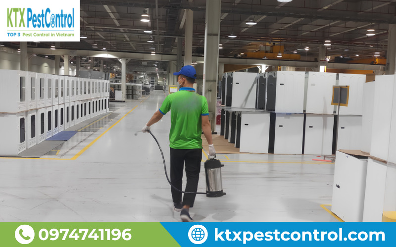 Dịch vụ kiểm soát gián cho cơ sở sản xuất đáp ứng yêu cầu quản lý chất lượng