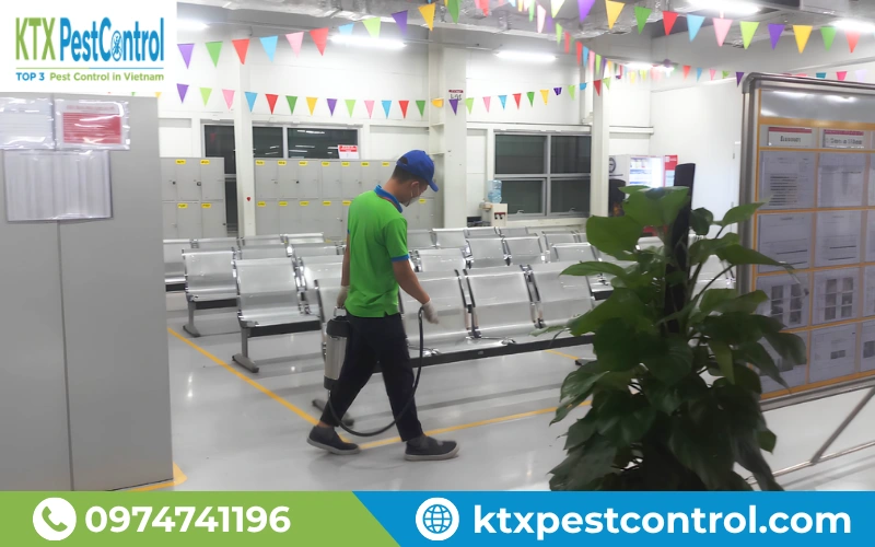 Phun xử lý ruồi văn phòng và tòa nhà giúp duy trì môi trường làm việc sạch sẽ.