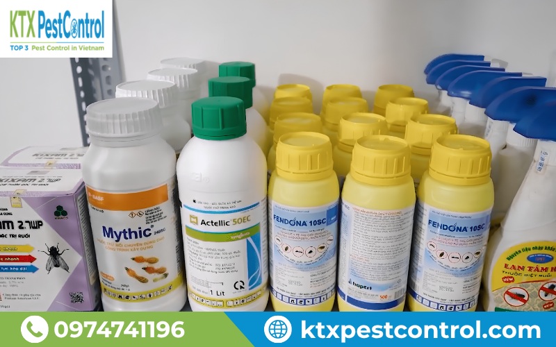 Các hóa chất chuyên dụng mà KTX sử dụng
