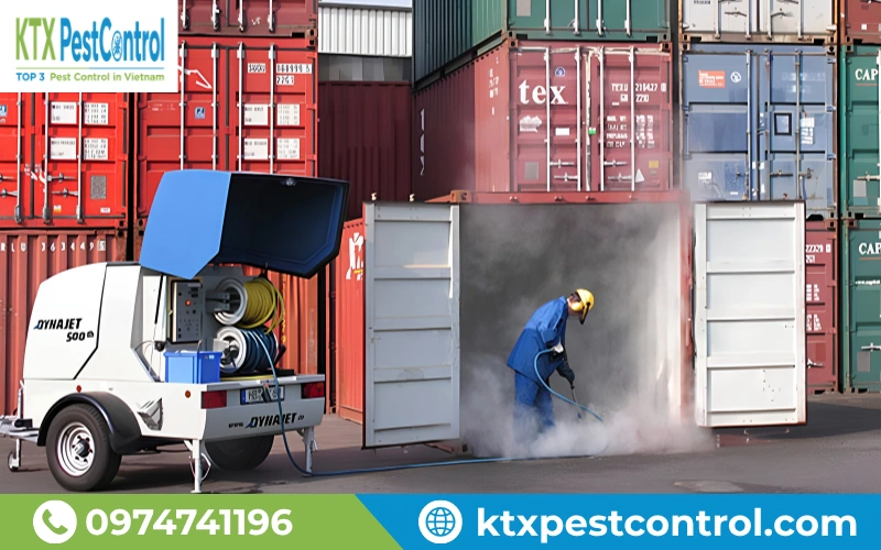 Dịch vụ hun trùng container