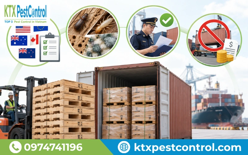 4 lý do phải hun trùng hàng hóa trước khi xuất khẩu