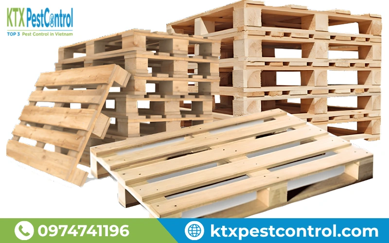 Pallet gỗ, kiện gỗ cần được hun trùng theo tiêu chuẩn quốc tế
