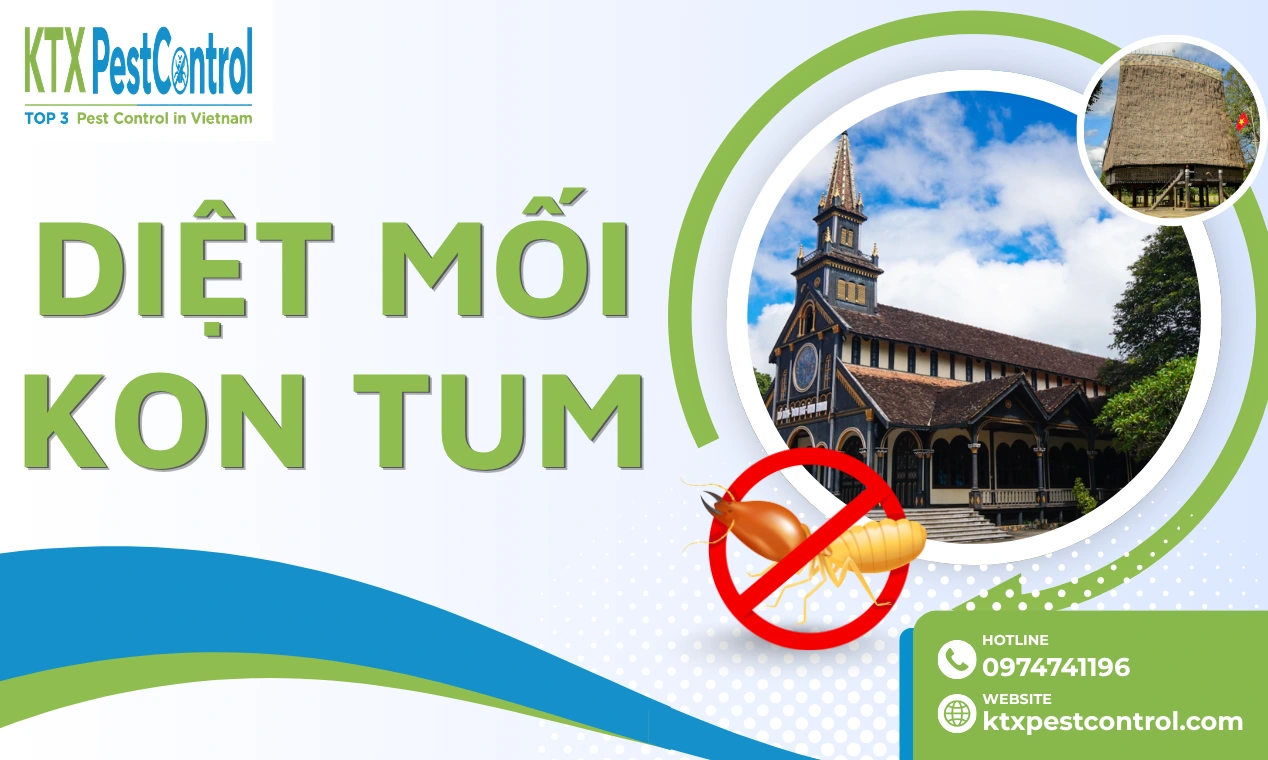 Diệt Mối Kon Tum Giá Tốt, Bảo Hành 1–5 Năm 