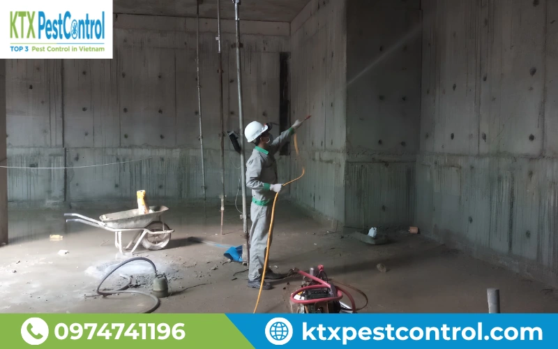 Phòng chống mối công trình xây dựng